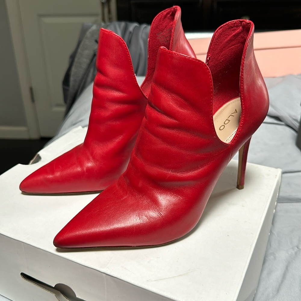 Aldo red heels